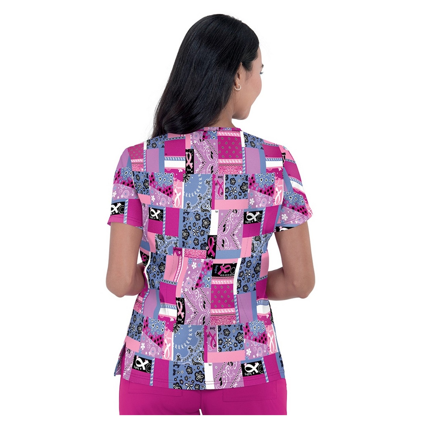 384PR koi Basics Leslie Print Top- Bandana