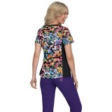 385PR koi Raquel Haut Imprimer - Tie Dye Snowflake