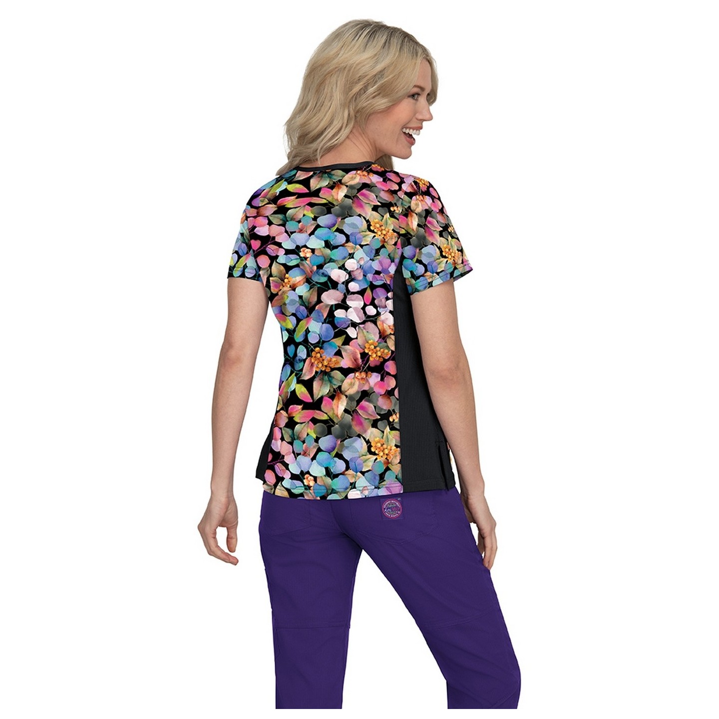 385PR koi Raquel Print Top - Tie Dye Snowflake