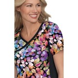 385PR koi Raquel Haut Imprimer - Tie Dye Snowflake