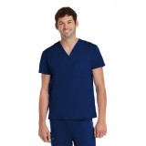 3500 [Matrix Basic] Unisex Basic V-Neck Scrub Top (Men's View)