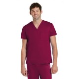 3500 [Matrix Basic] Haut unisexe à Col en V (Vue d'Hommes) 