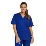 3500 [Matrix Basic] Unisex Basic V-Neck Scrub Top (Women's View)