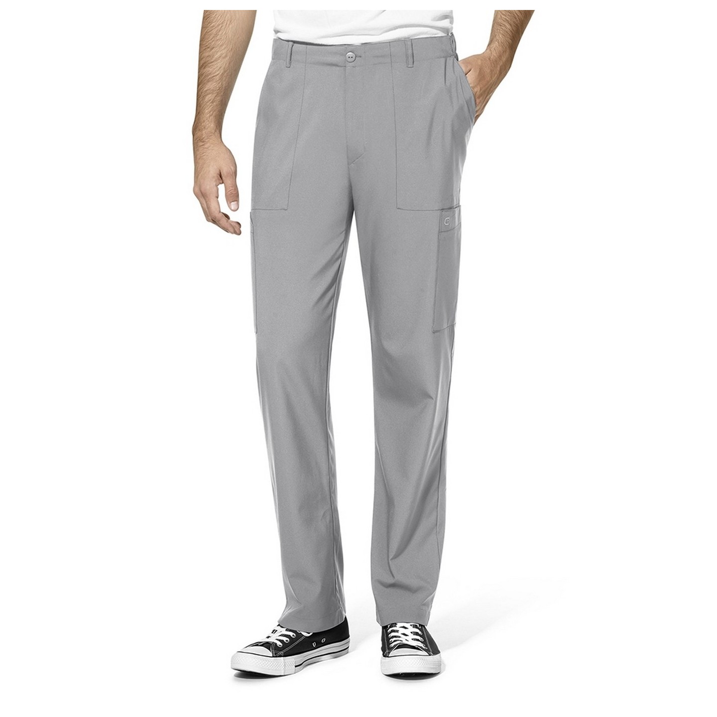 5355 W123 Pantalon Cargo à  l’Avant Plat pour Hommes
