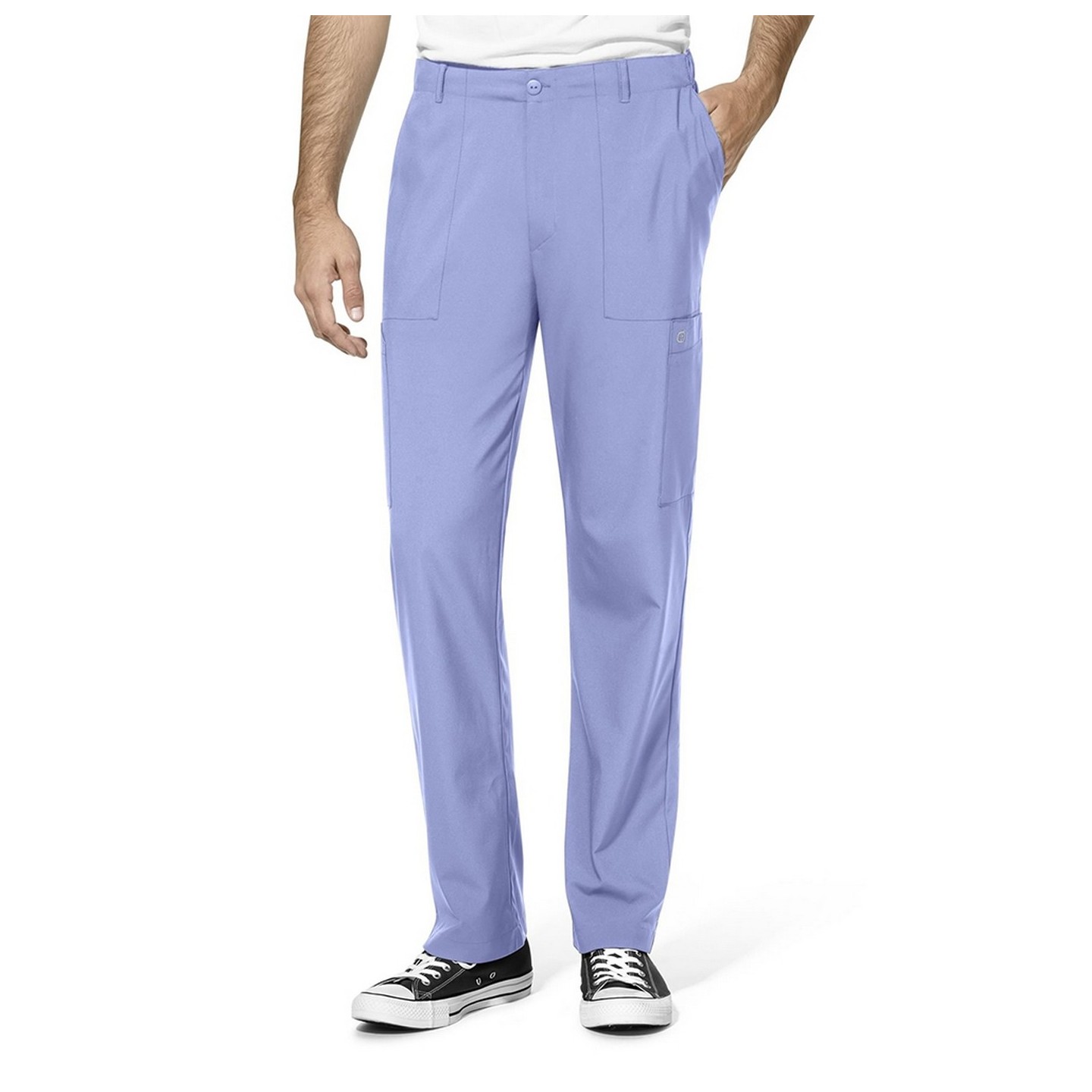 5355 W123 by WonderWink Men’s Flat Front Cargo Pocket Pant