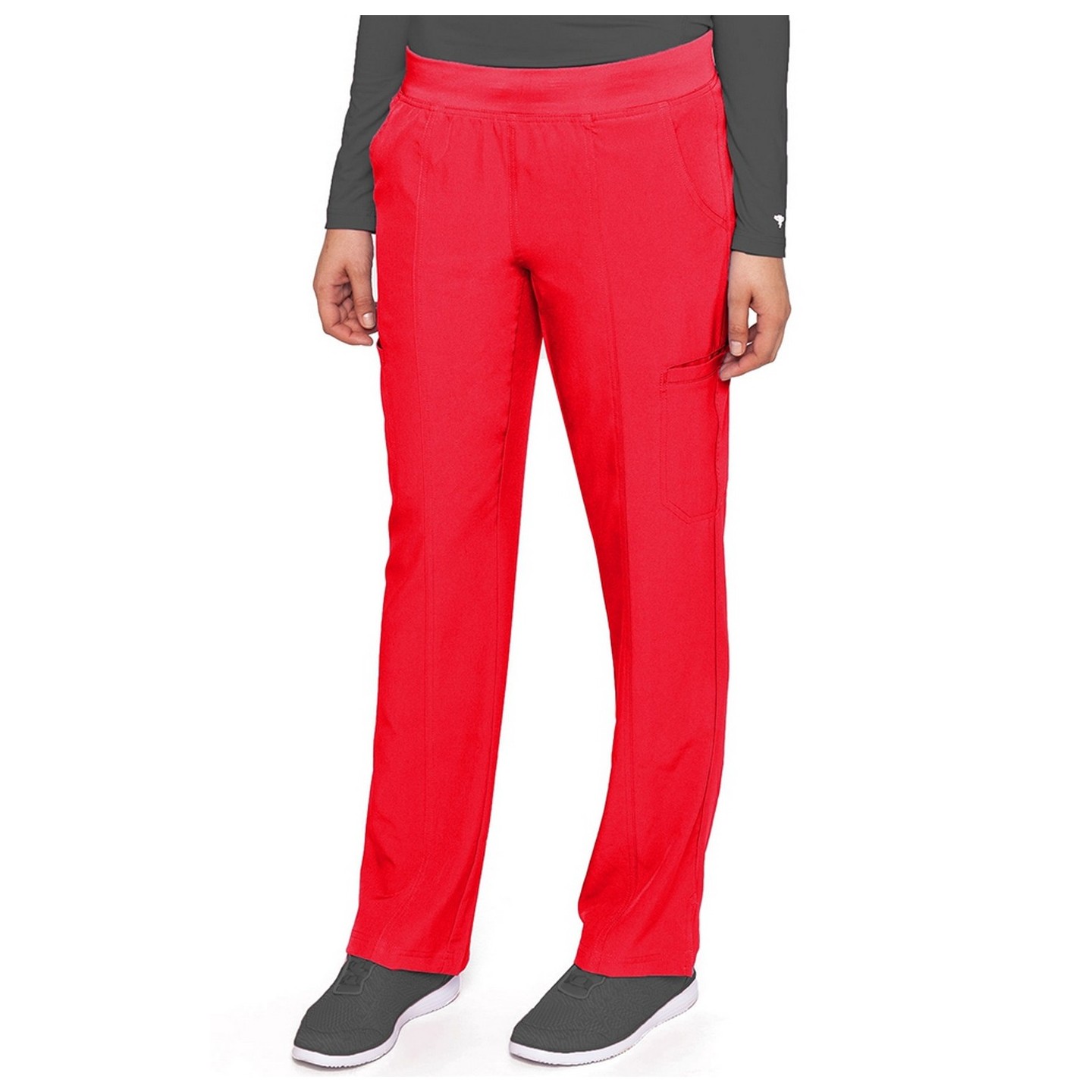 8744 Med Couture Étirement Énergie PANTALON YOGA AVEC DEUX POCHES CARGO - Regular: 31po