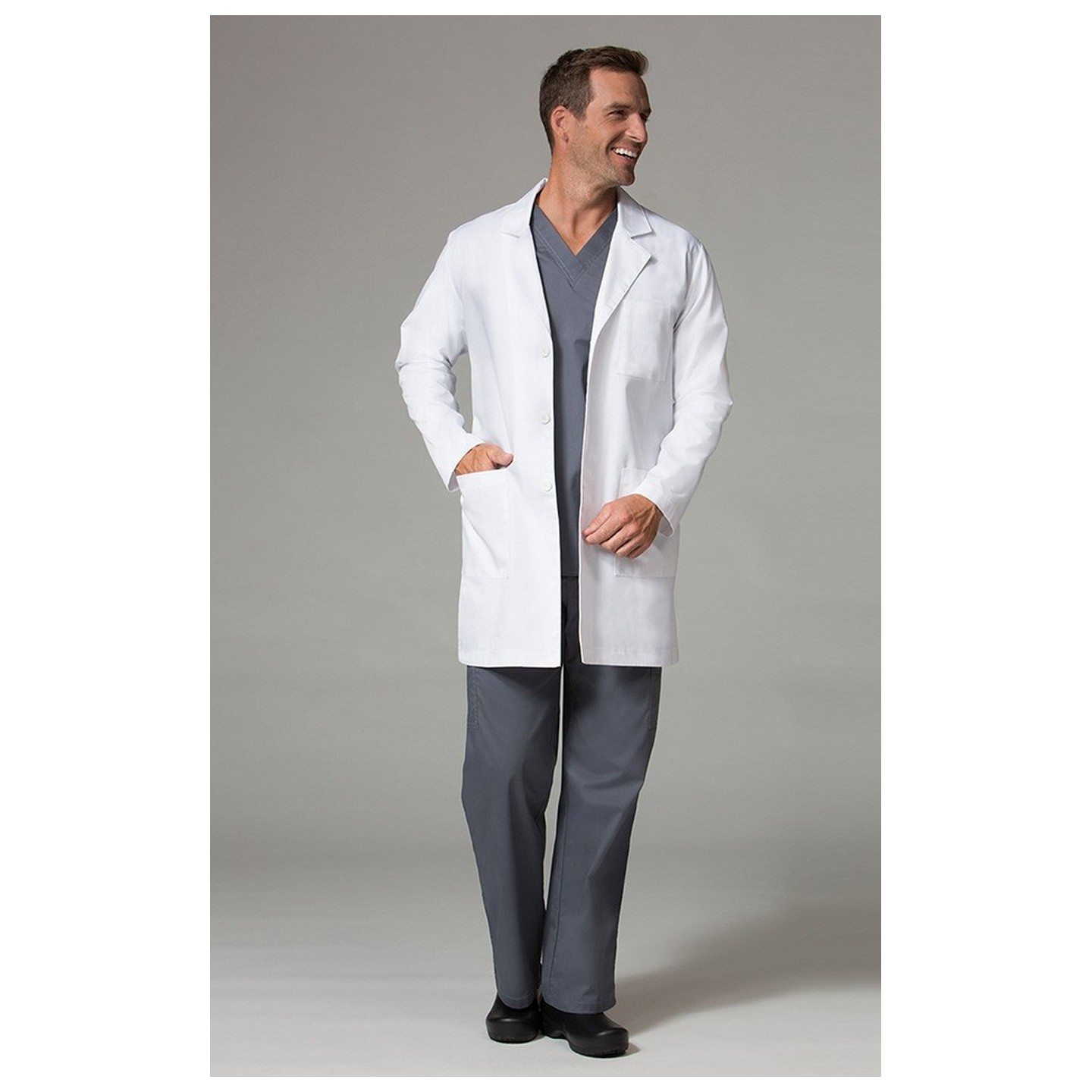 7551 Lab Manteaux - Unisexe Twill Lab Coat - Voir hommes