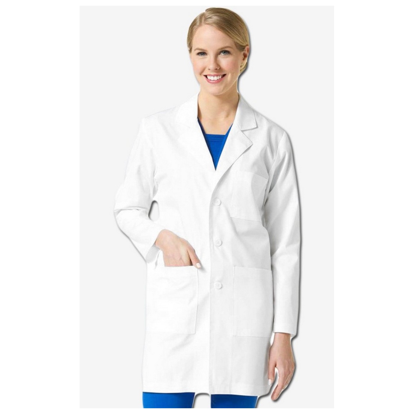 7551 Lab Coats - Unisex Twill Lab Coat - Women's View