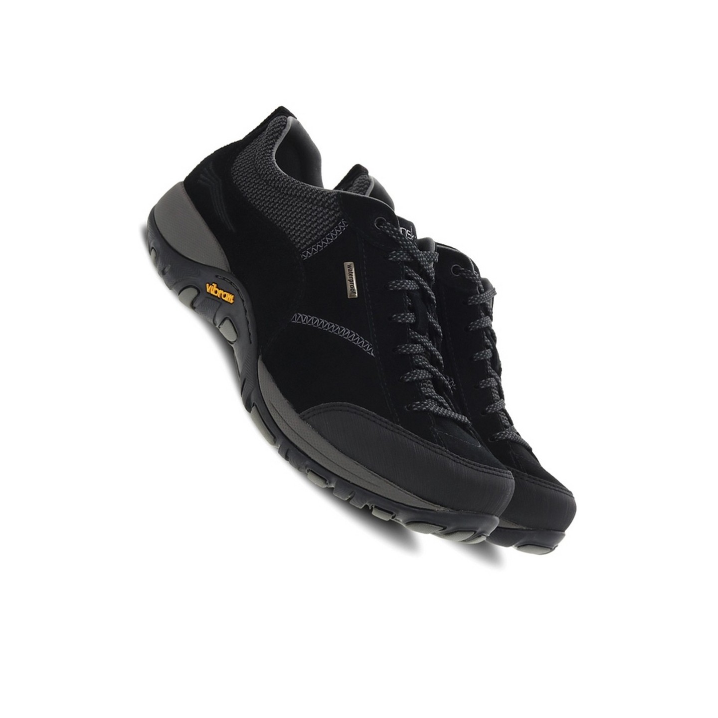 LARGE Paisley Black/Black Suede by Dansko - Chaussures antidérapantes