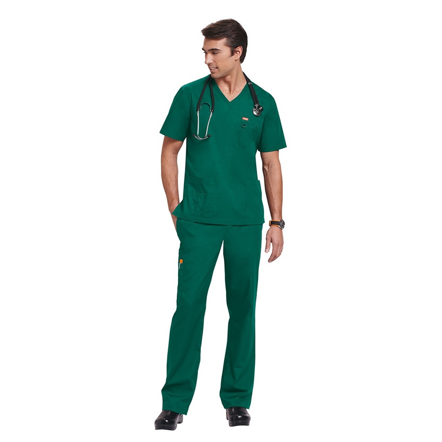 G3107 Orange par koi Unisexe Balboa Haut - (La vue de l'Homme)