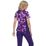 385PR koi Raquel Print Top - Autumn Foliage