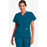 V-Neck Trois Pocket Dolman Sleeve MOBB Scrub Top - Caribbean (CA)