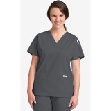 MOBB Classic 3 Pocket Scrub Top - Charcoal (CC)
