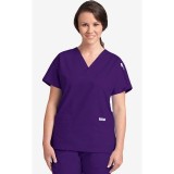 MOBB Classic 3 Pocket Scrub Top - Eggplant (EG)