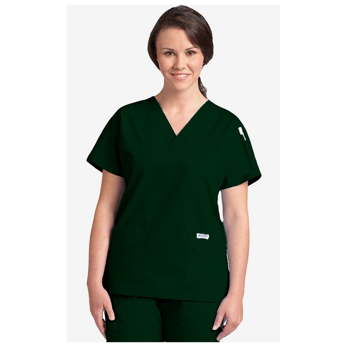 MOBB Classic 3 Pocket Scrub Top - Spruce (SP)