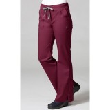 9102 Maevn Blossom - Mode multi Pocket Pantalon évasé - Wine/Silver