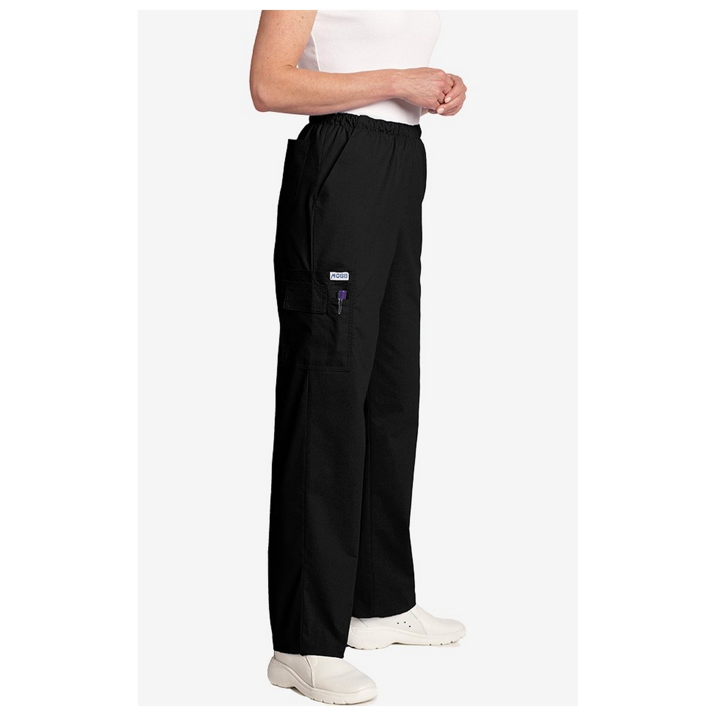 MOBB Unisex Perfect 5 Pocket Scrub Pant - Black (BL)