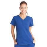 2167 Healing Hands Scrubs Purple Label STRETCH Jane Top