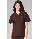 1006 Maevn CORE - Unisex V-Neck Top - Chocolate