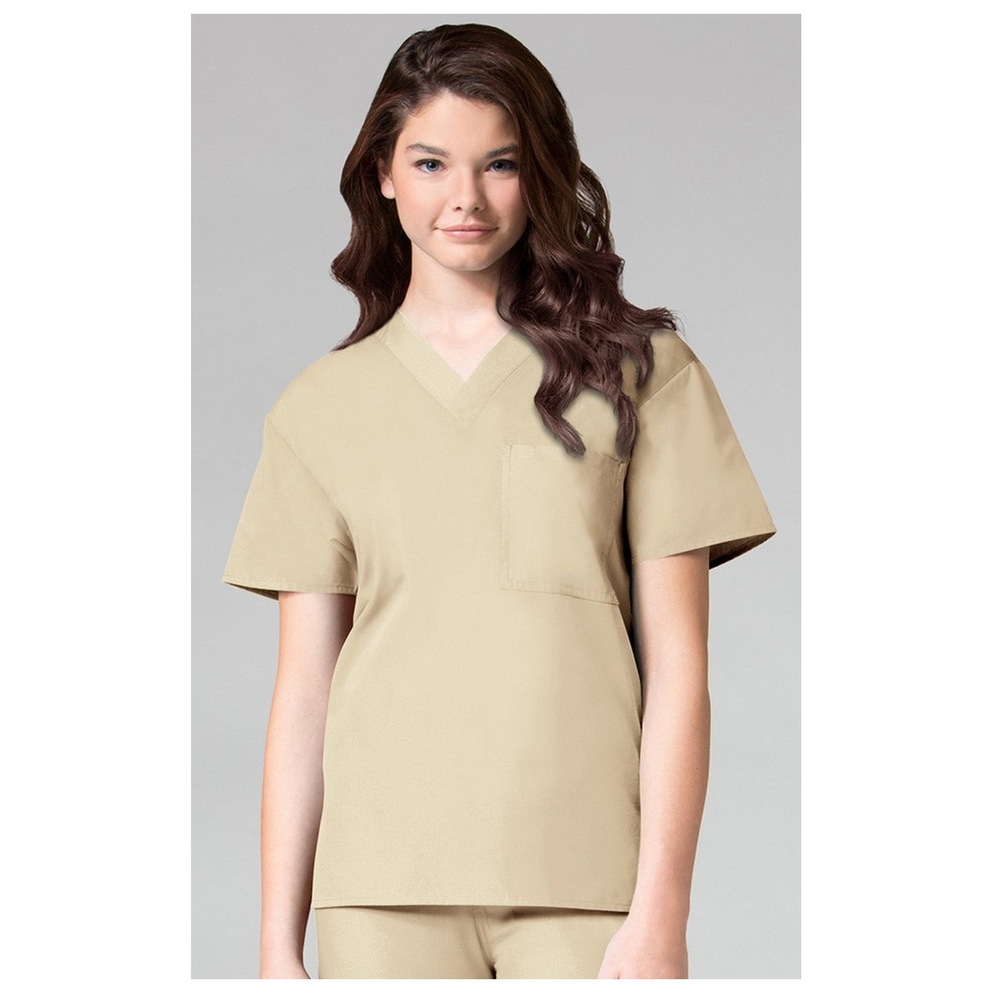 1006 Maevn CORE – Haut V-cou unisexe - Khaki