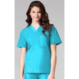 1006 Maevn CORE - Unisex V-Neck Top - Lake Blue