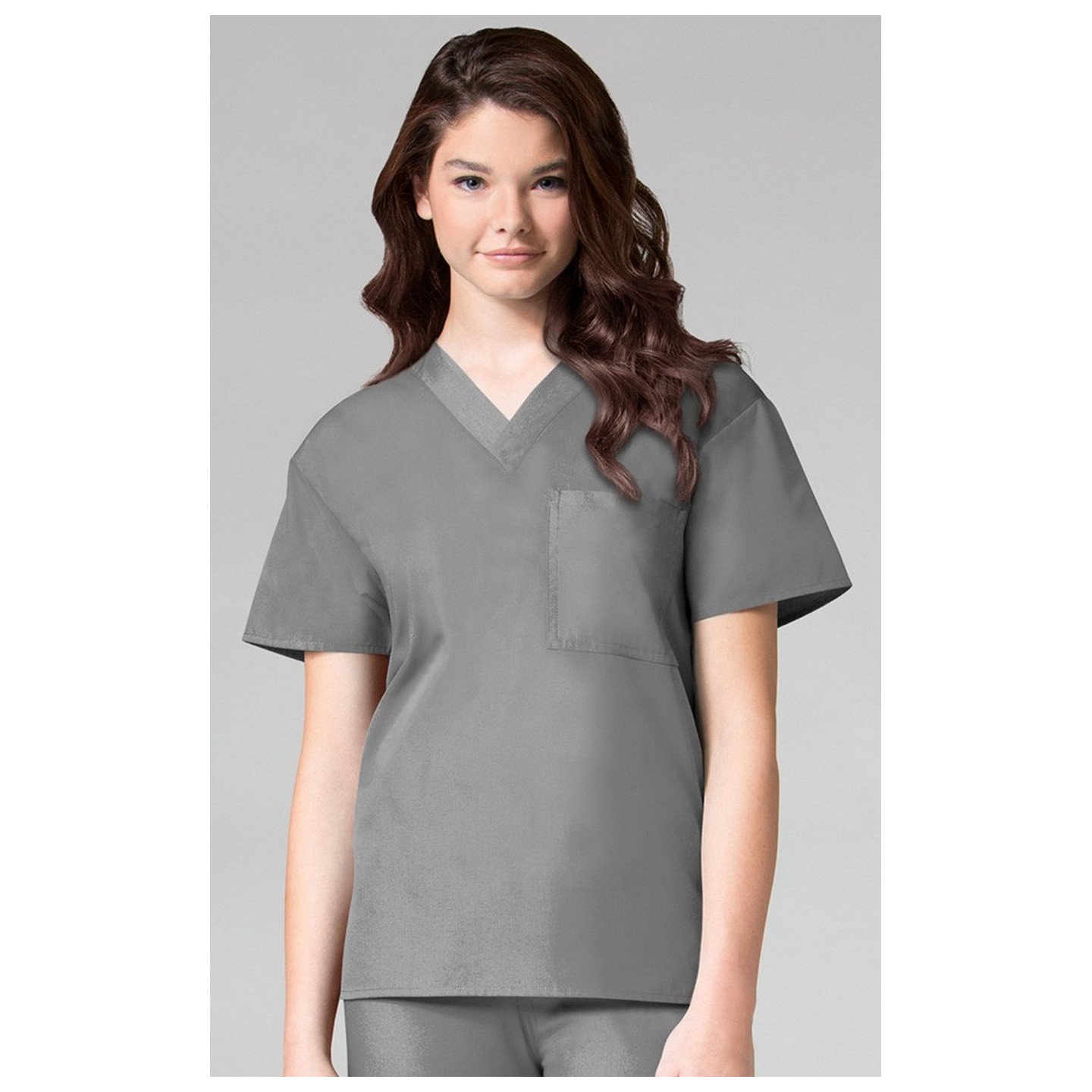 1006 Maevn CORE – Haut V-cou unisexe - Pewter