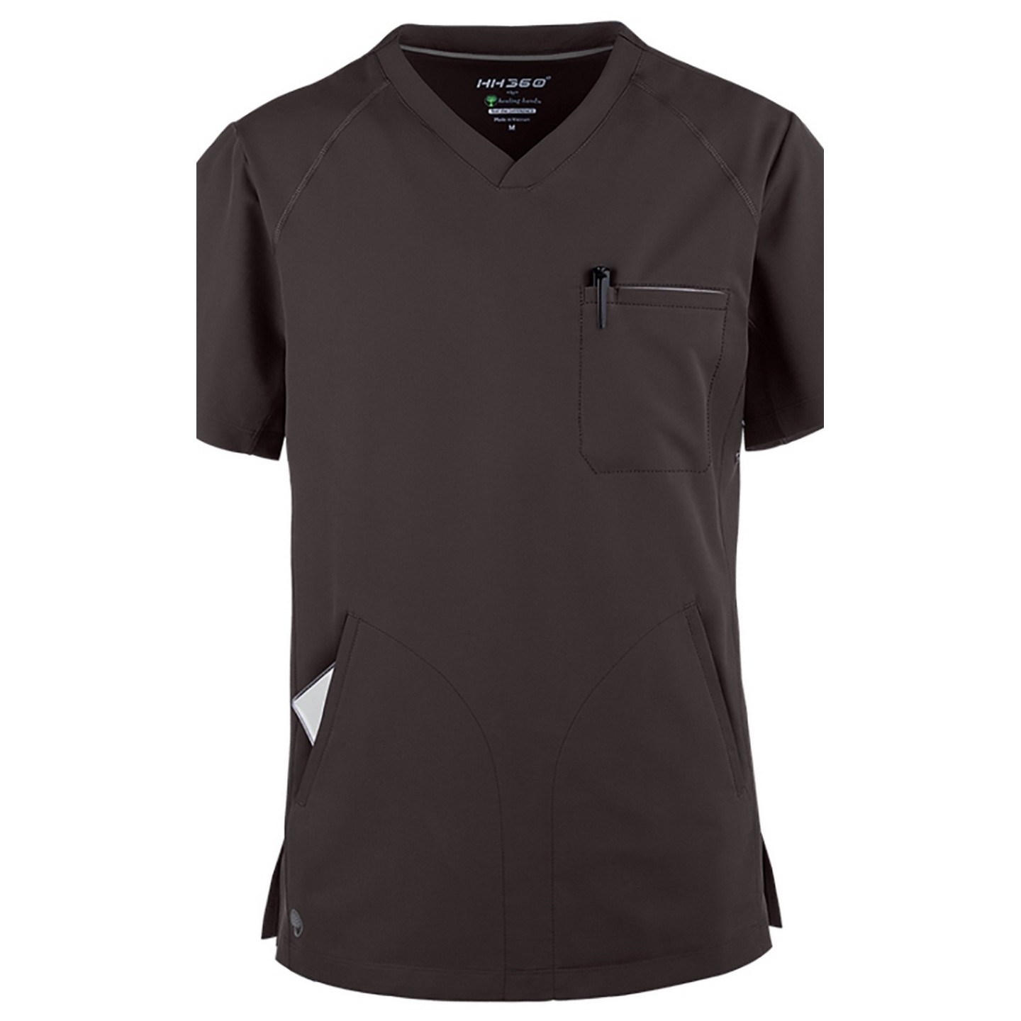 2380 Healing Hands HH360 Steven 3 Pocket Men's V-Neck Scrub Top