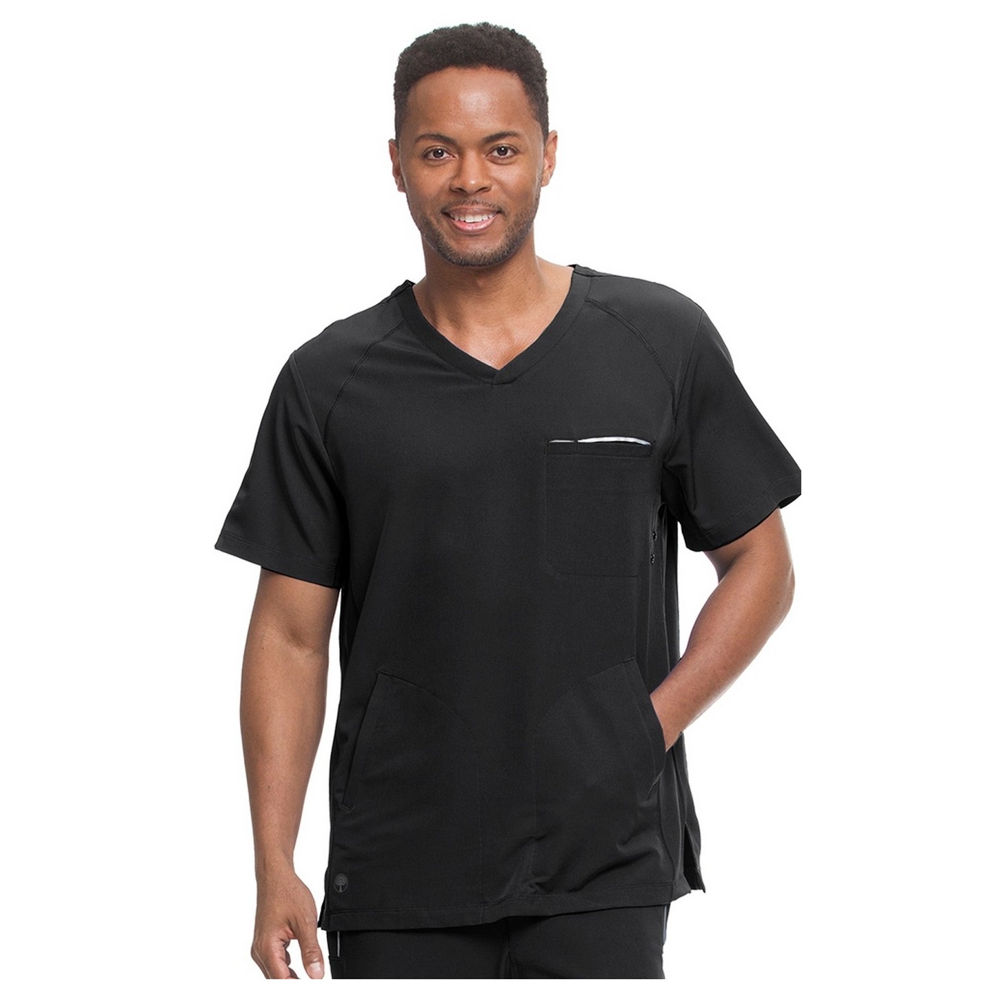 2380 Healing Hands HH360 Steven 3 Pocket Men's V-Neck Scrub Top
