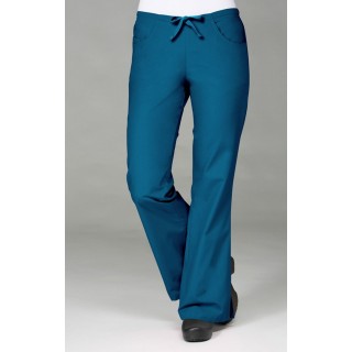 9026 Maevn CORE - Pantalon évasé avec cordon et demi élastique au dos - Caribbean Blue