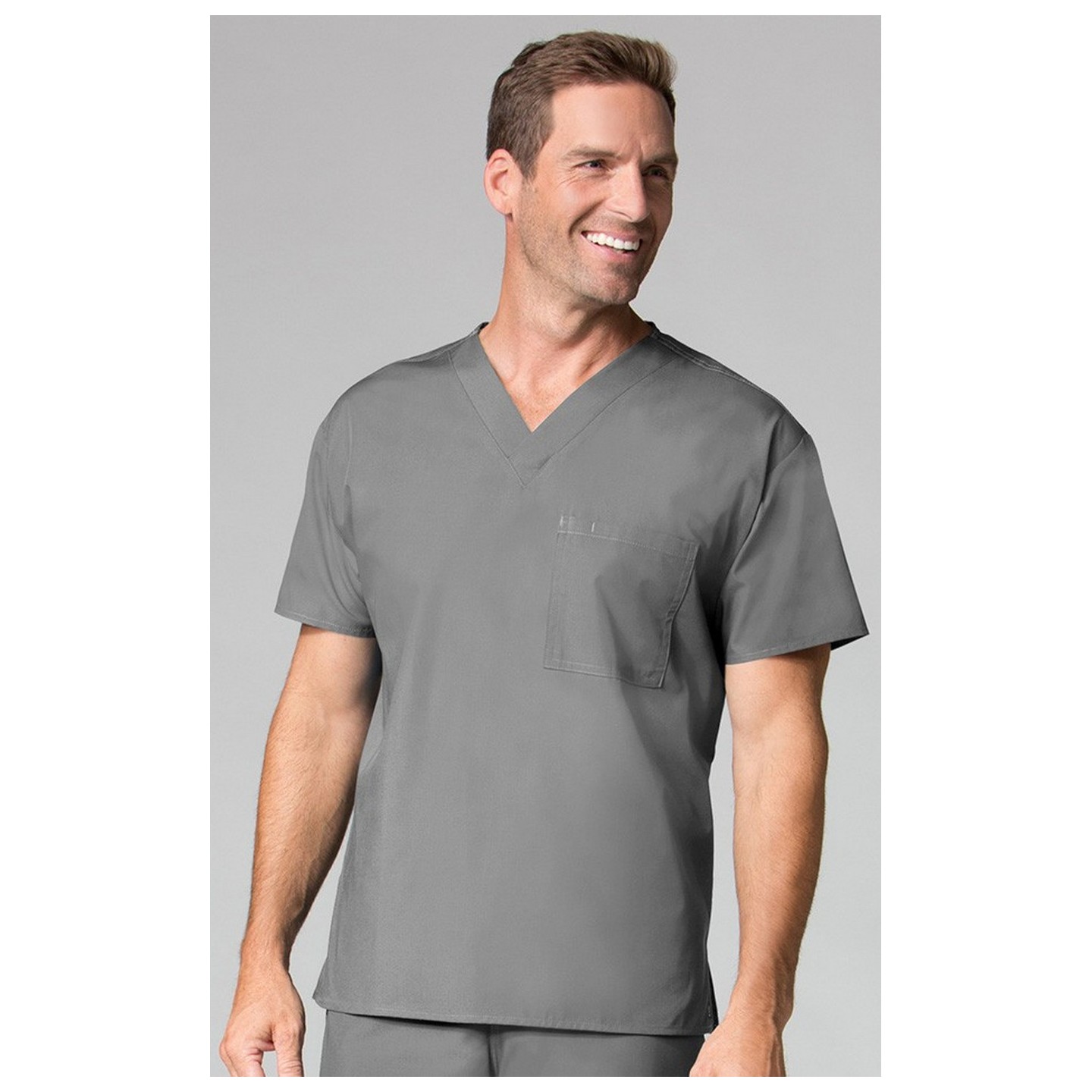 1006 Maevn CORE – Haut V-cou unisexe - Voir des hommes - Pewter