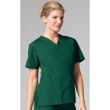 1016 Maevn CORE - 2 Pocket V-Neck Top - Hunter
