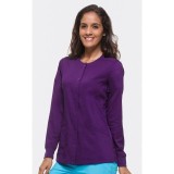 5063 Healing Hands Purple Label Daisy Scrub Jackets With Cell Phone Pocket