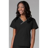 1026 Maevn CORE - Haut Y-cou Mock emballé - Black/Pewter