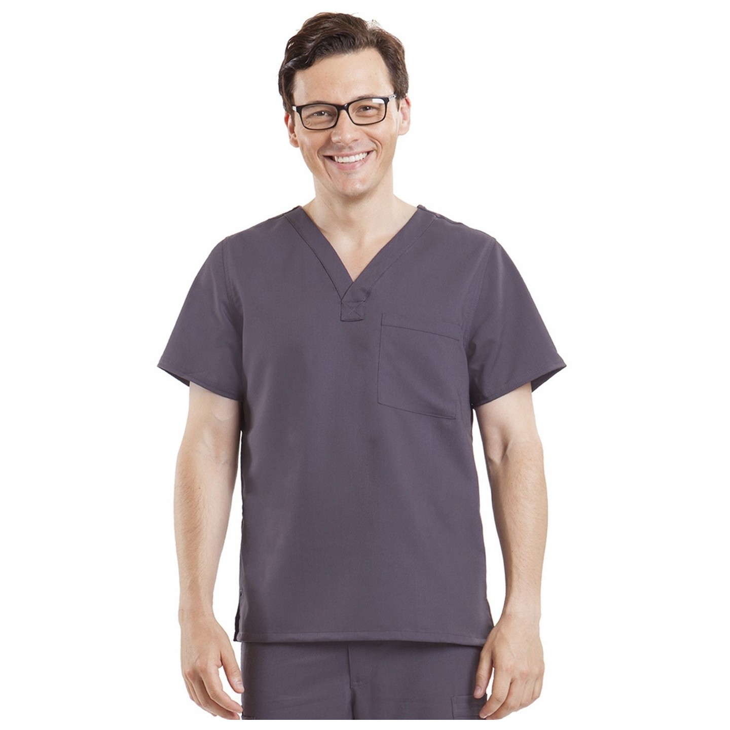 Haut à col en V pour hommes 2223 Healing Hands Scrubs Blue Label pour hommes