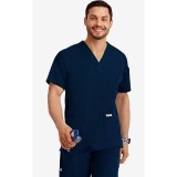 MOBB classique unisexe 3 Pocket Scrub Top (La vue de l'Homme) - Navy (NN)