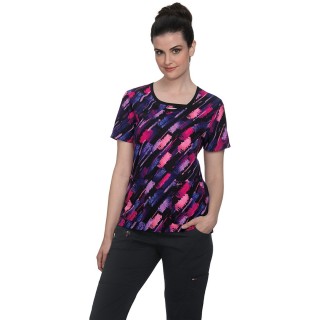 1027PR koi Lite Lola Top - Diagonal Squiggle