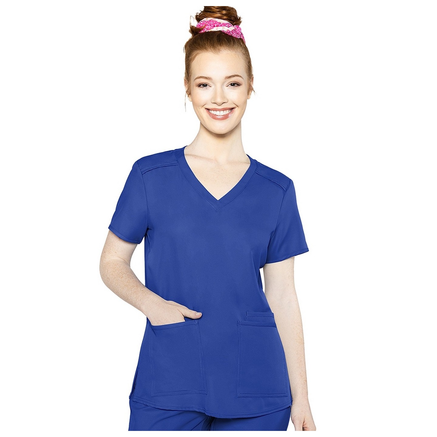 2411 Med Couture Insight 3 Pocket Scrub Top