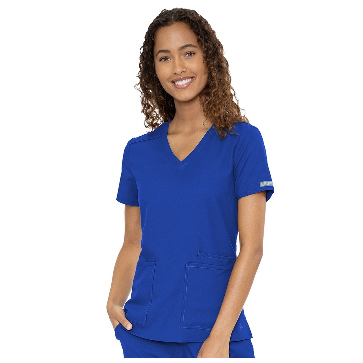 2411 Med Couture Insight 3 Pocket Scrub Top