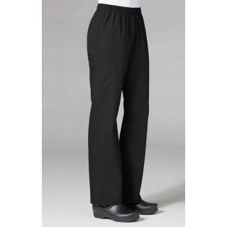 9016 Maevn CORE - Pantalon Cargo avec élastique - Black