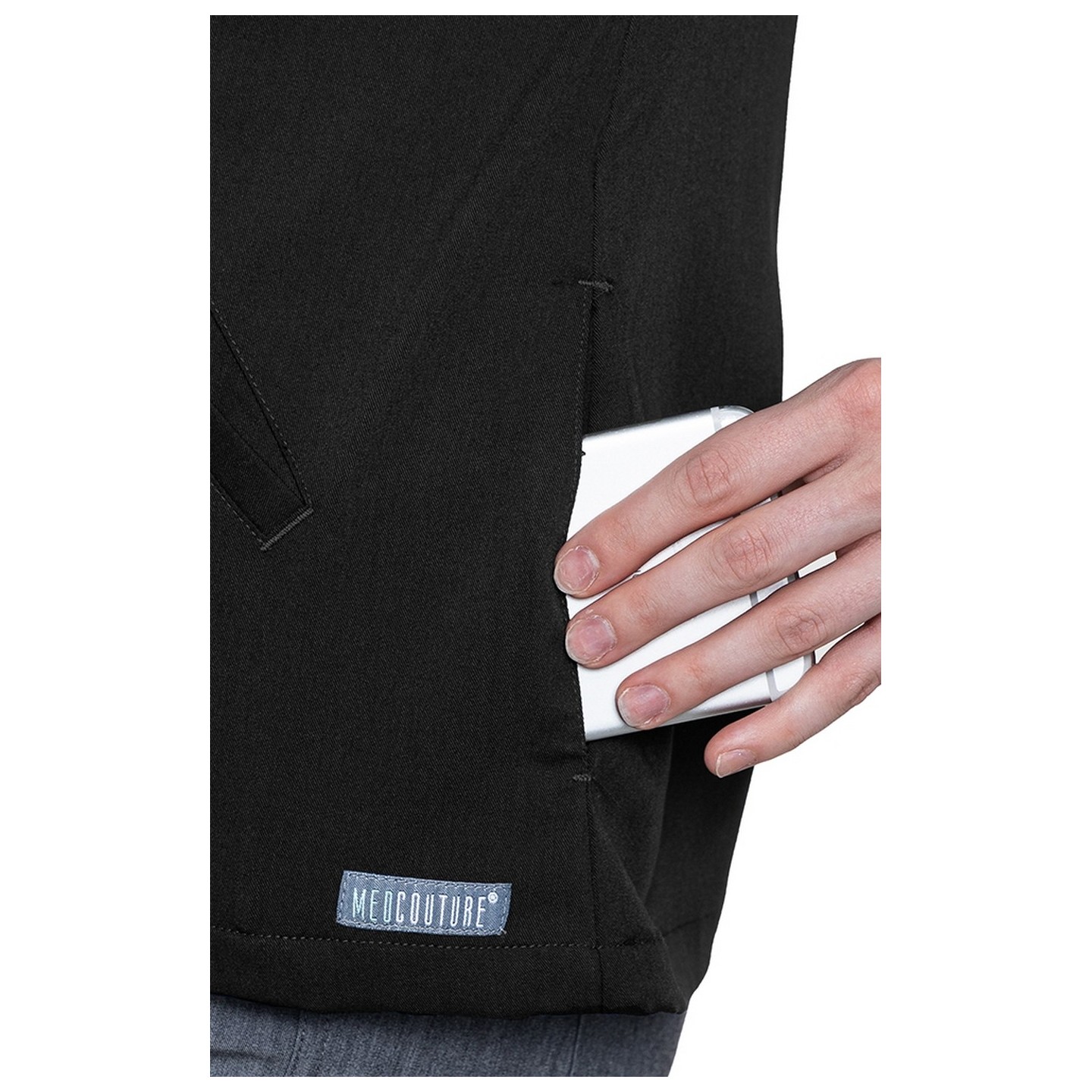 7663 Med Couture Performance Touch ZIP FRONT WARM UP