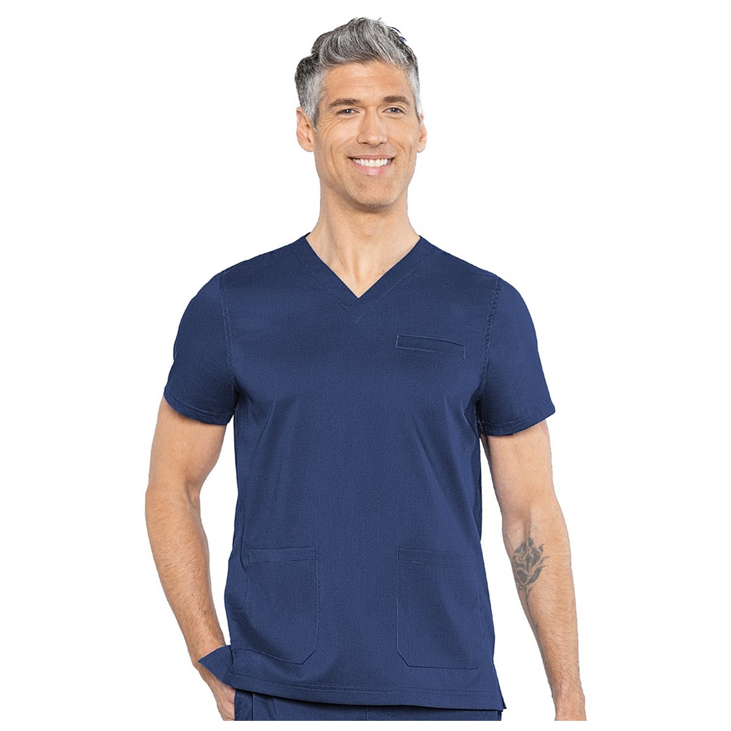 7477 Med Couture Wescott 3 Pocket Men's Scrub Top 