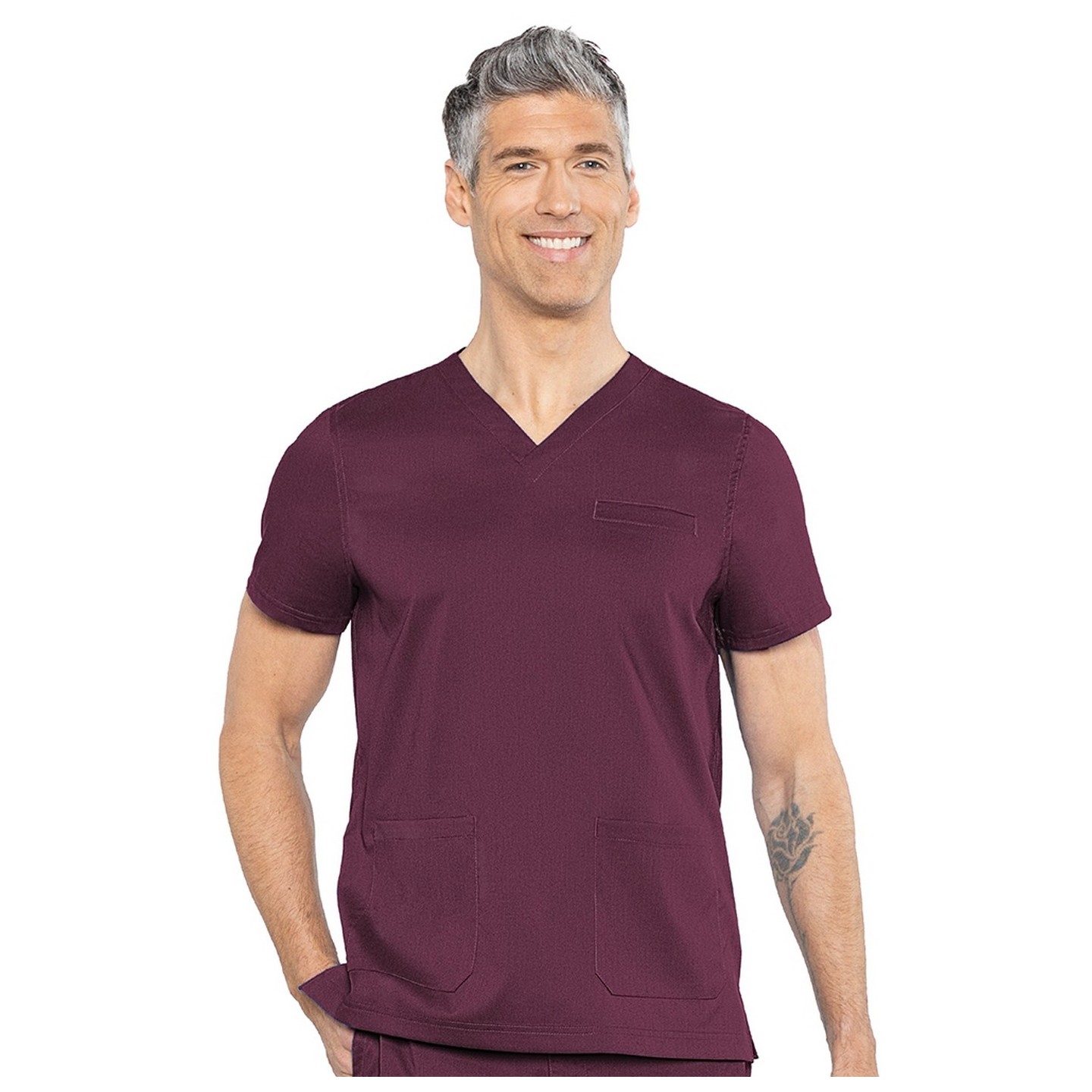 7477 Med Couture Wescott 3 Pocket Men's Scrub Top 