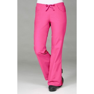 9026 Maevn CORE - Pantalon évasé avec cordon et demi élastique au dos - Hot Pink