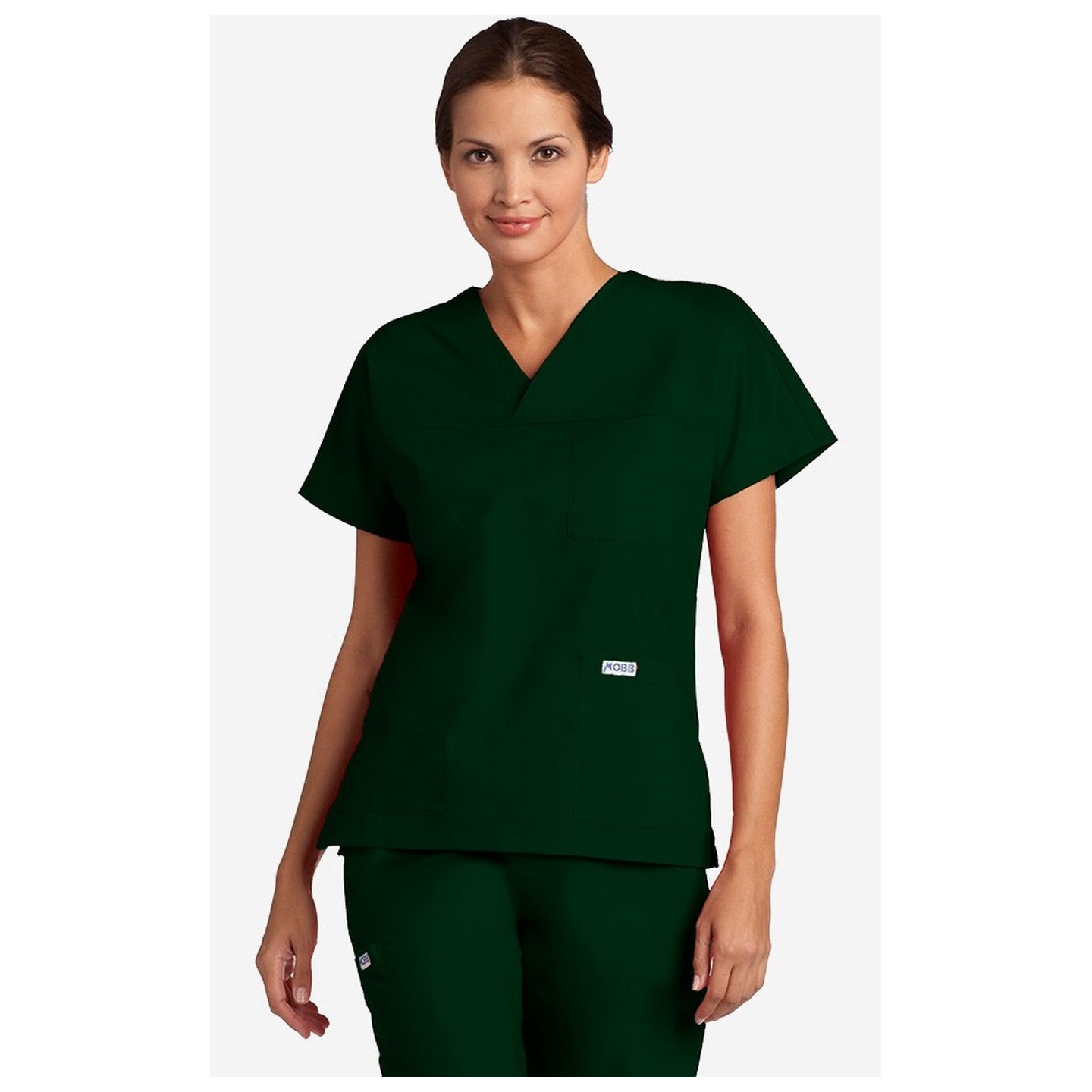 V-Neck Three Pocket Dolman Sleeve MOBB Scrub Top - Spruce (SP)