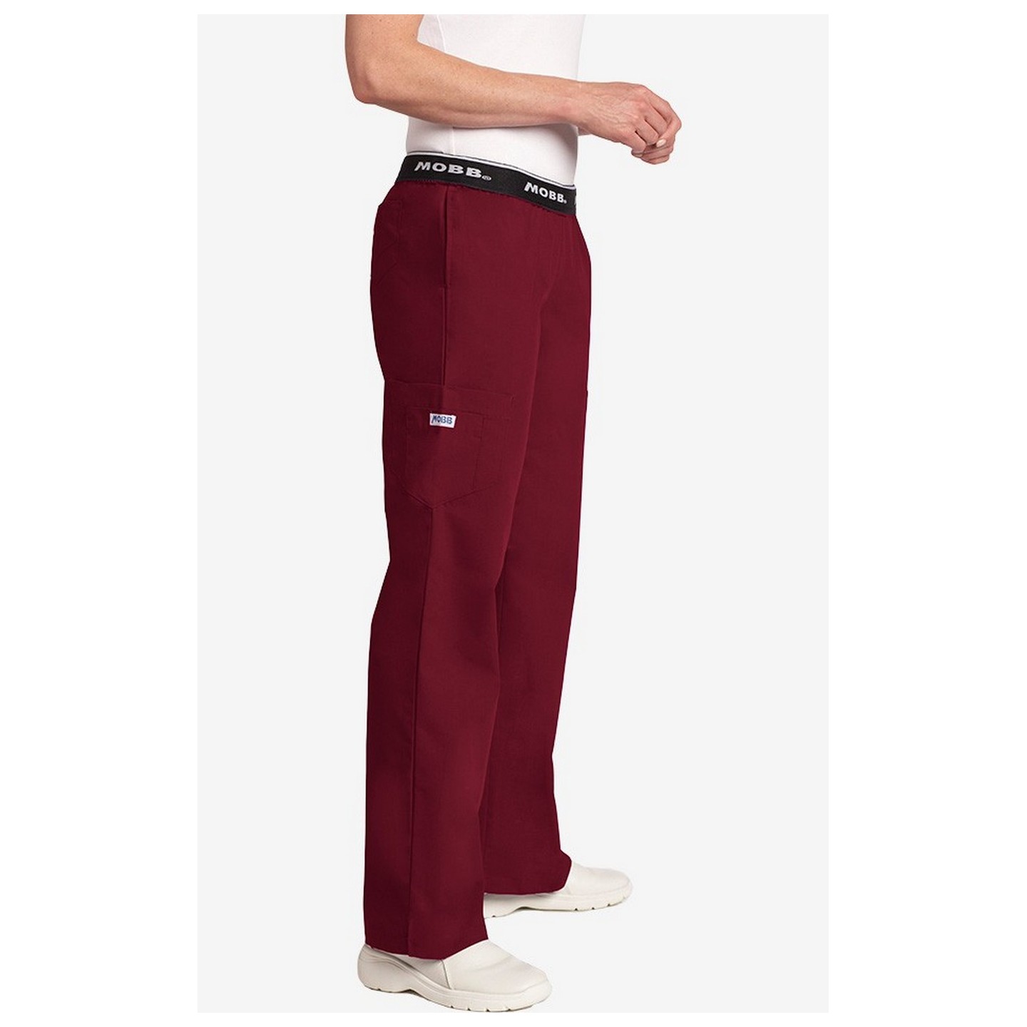 Boot Cut Flip Flap MOBB Scrub Pant - Burgundy (BU)