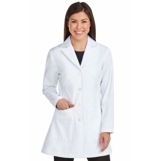 9644 Med Couture Professional Manteau de laboratoire mi-long sur mesure (33po)