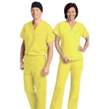 *FINAL SALE 306/306 YELLOW MOBB Classic Scrub Set - Two Piece (Top & Pant)