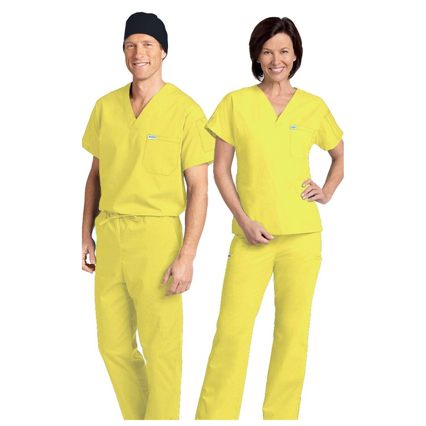 *FINAL SALE 306/306 YELLOW MOBB Classic Scrub Set - Two Piece (Top & Pant)