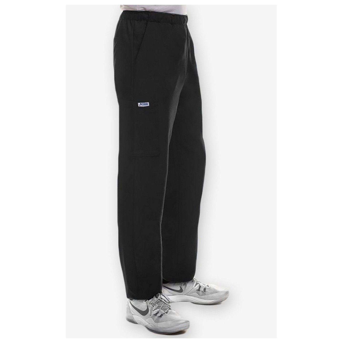 P4011 - MOBB Unisex Straight Leg Multi Pocket Scrub Pant - Black