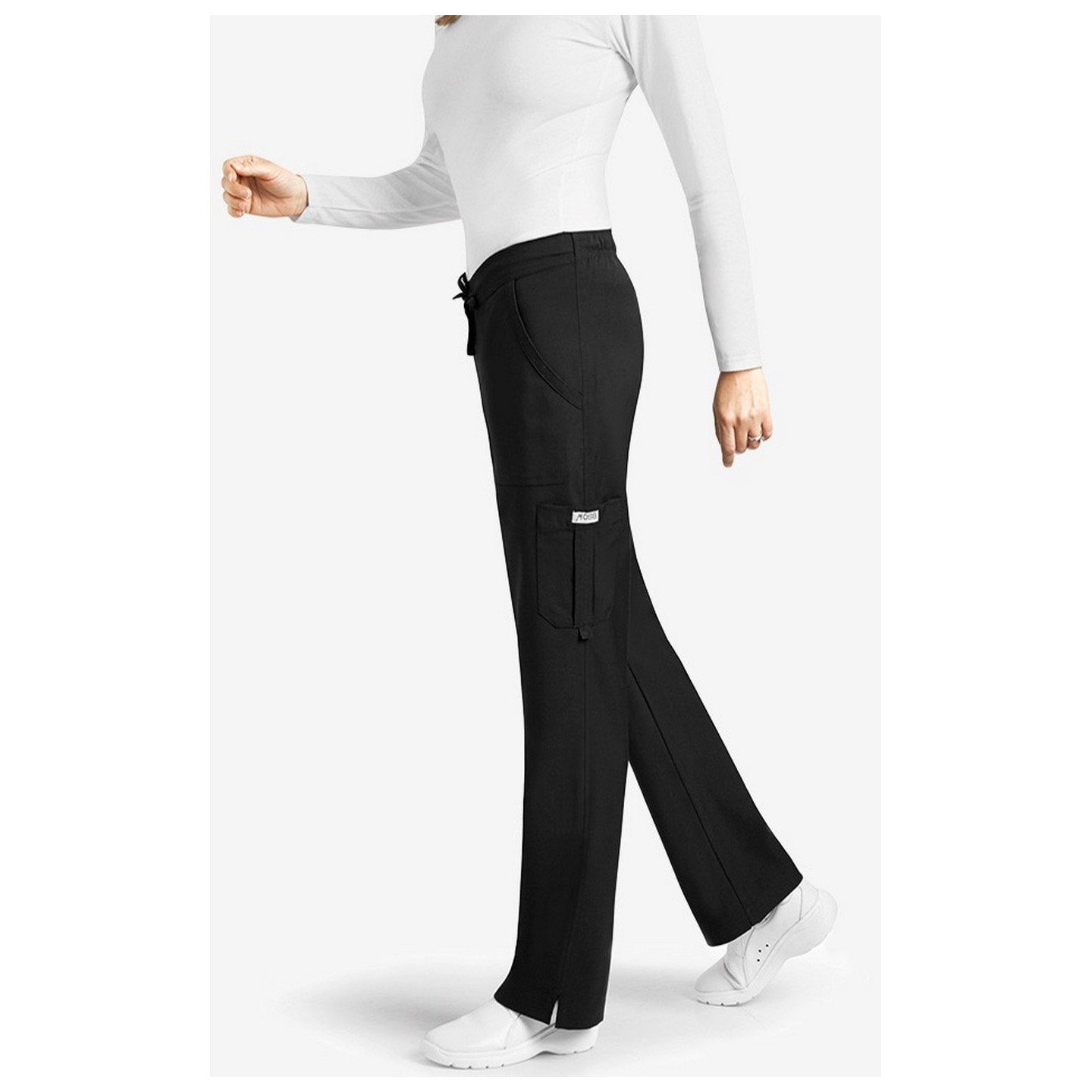 Le P3011 Carmen - MOBB mentalité Jambe droite Scrub Pant  - Black (BL)